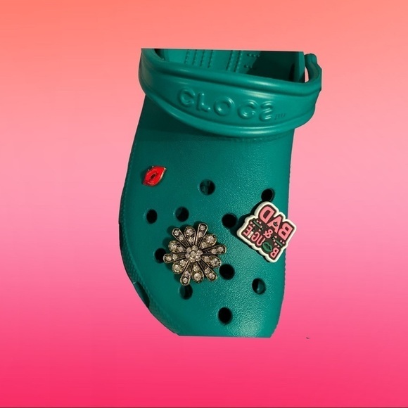 Authentic Customized Crocs #4 with Charms - Picture 3 of 4